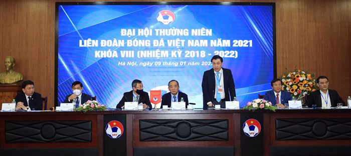 Đại hội thường niên Liên đoàn bóng đá Việt Nam năm 2021: Ông Trần Quốc Tuấn giữ chức quyền Chủ tịch VFF